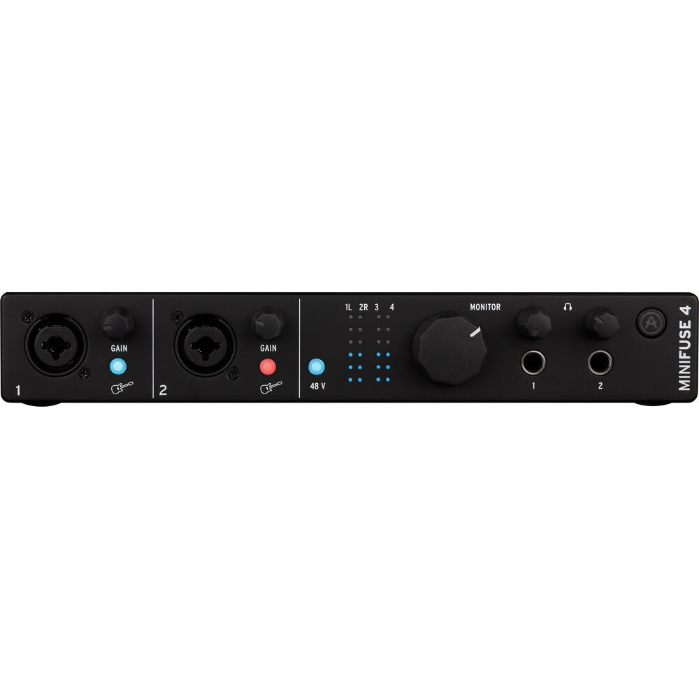 Arturia MiniFuse 4 Portable 4x4 USB Type-C Audio/MIDI Interface | Black