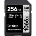 Lexar 256GB Professional 1066x UHS-I SDXC Memory Card | SILVER Series