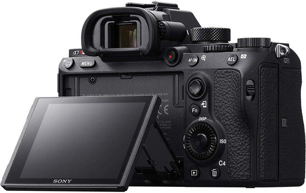 Sony Alpha A7R III 4K Wi-Fi Digital Camera Body + FE 24-240mm Lens + 128GB + Battery + Case + Strap + Tripod + Flash + LED + Mic + Cleaning Kit