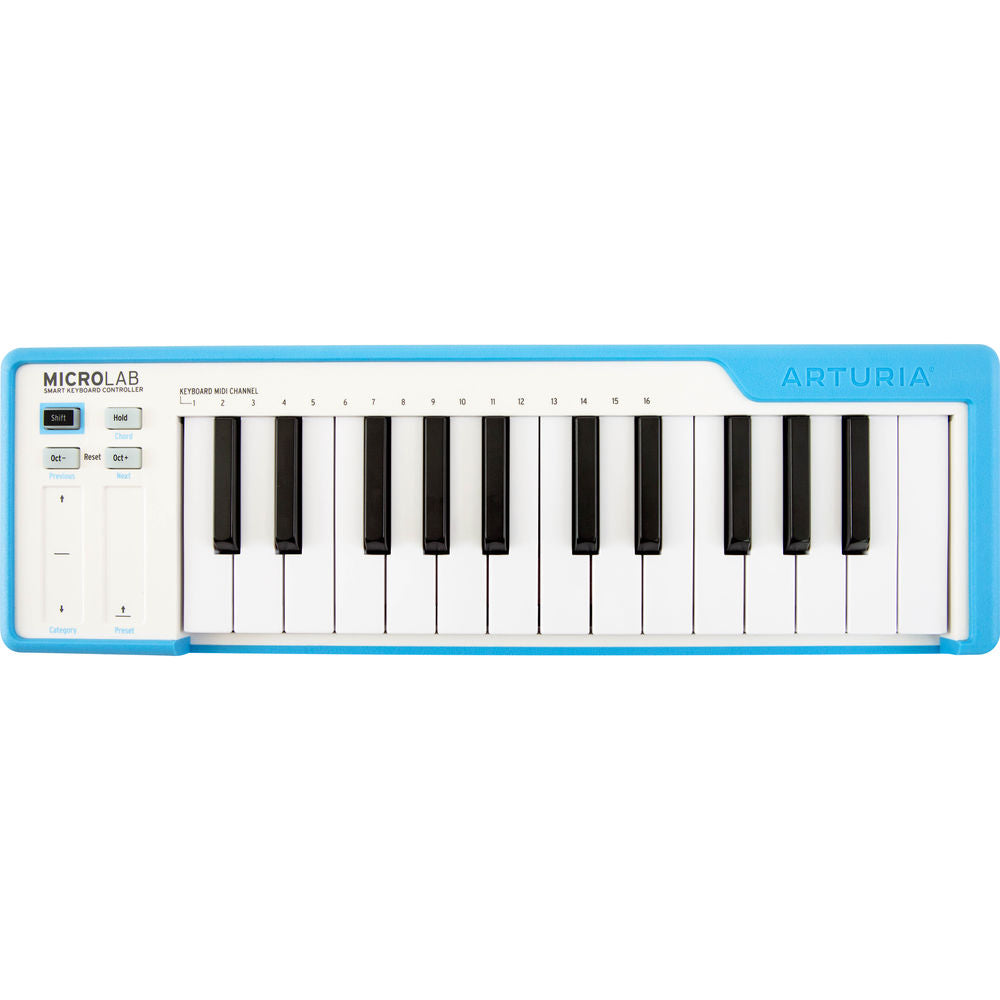 Arturia Microlab USB MIDI Keyboard Controller | Blue