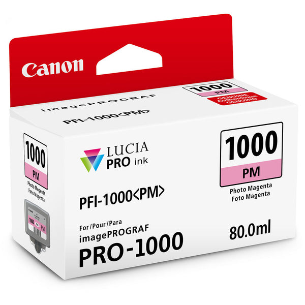 Canon PFI-1000 PM LUCIA PRO Photo Magenta Ink Tank | 80ml