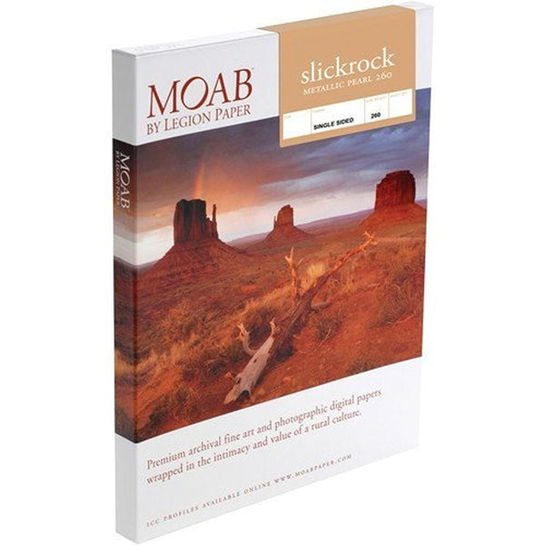 Moab Slickrock Metallic Pearl 260 | 13 x 19", 25 Sheets