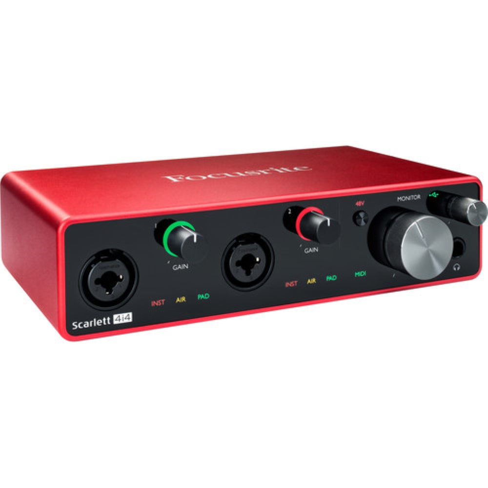 Focusrite Scarlett 4i4 4x4 USB Audio/MIDI Interface | 3rd Generation