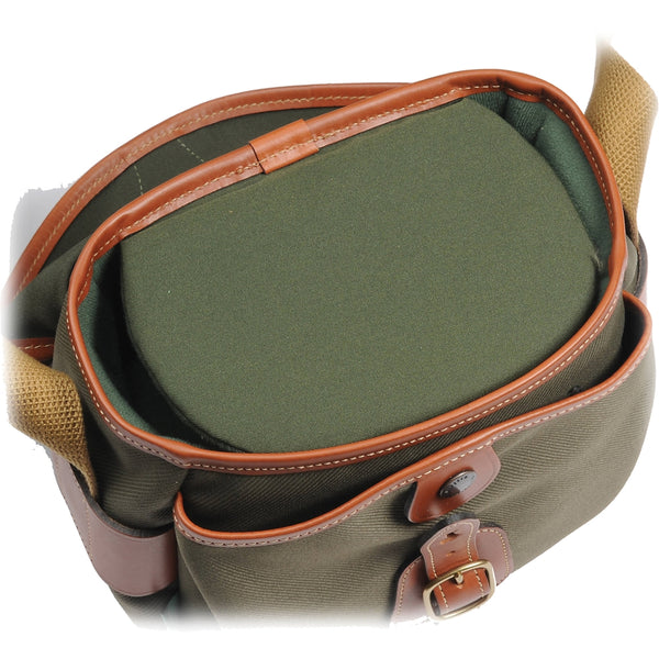 Billingham Digital Hadley Shoulder Bag | Sage with Tan Leather Trim