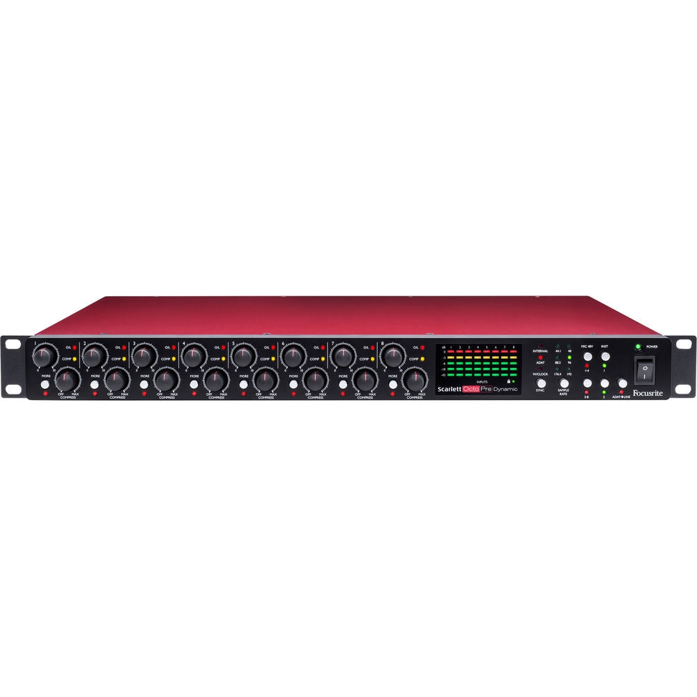 Focusrite Scarlett OctoPre Dynamic Eight Channel Preamp and Interface