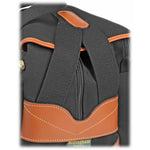 Billingham 225 Shoulder Bag Black | Black with Tan Leather Trim