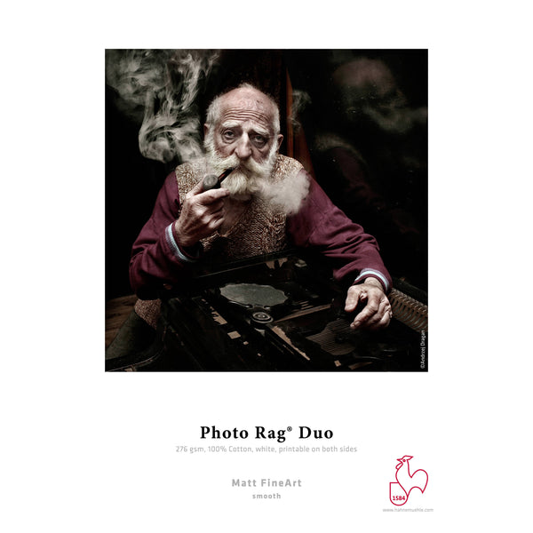 Hahnemuhle Photo Rag Duo Matte FineArt Paper 276gsm | 13" x 19", 25 Sheets