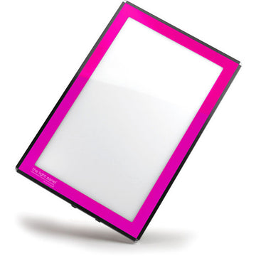 Porta-Trace LED Light Panel |  Pink Frame, 8-1/2-by-11-Inch **OPEN BOX**