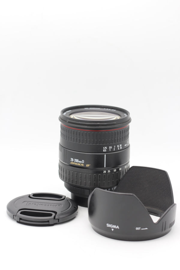 Used Sigma Zoom 28-200mm f/3.5-5.6 Macro for Nikon - Used Very Good