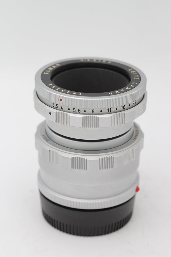 Used Leica Leitz Canada Elmar 3.5/65mm Chrome for Visoflex - Used Very Good