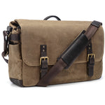 ONA The Union Street Messenger Bag | Ranger Tan, Waxed Canvas & Leather