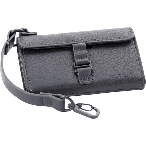 Cecilia Gallery SD Memory Card Wallet | Black Leather