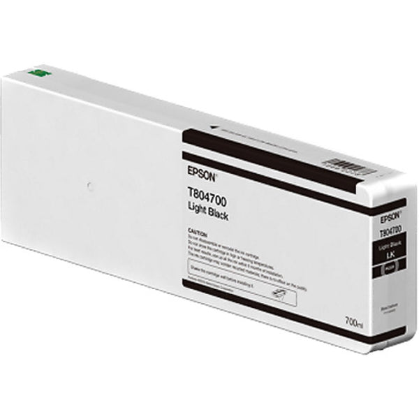 Epson T804700 UltraChrome HD Light Black Ink Cartridge | 700ml