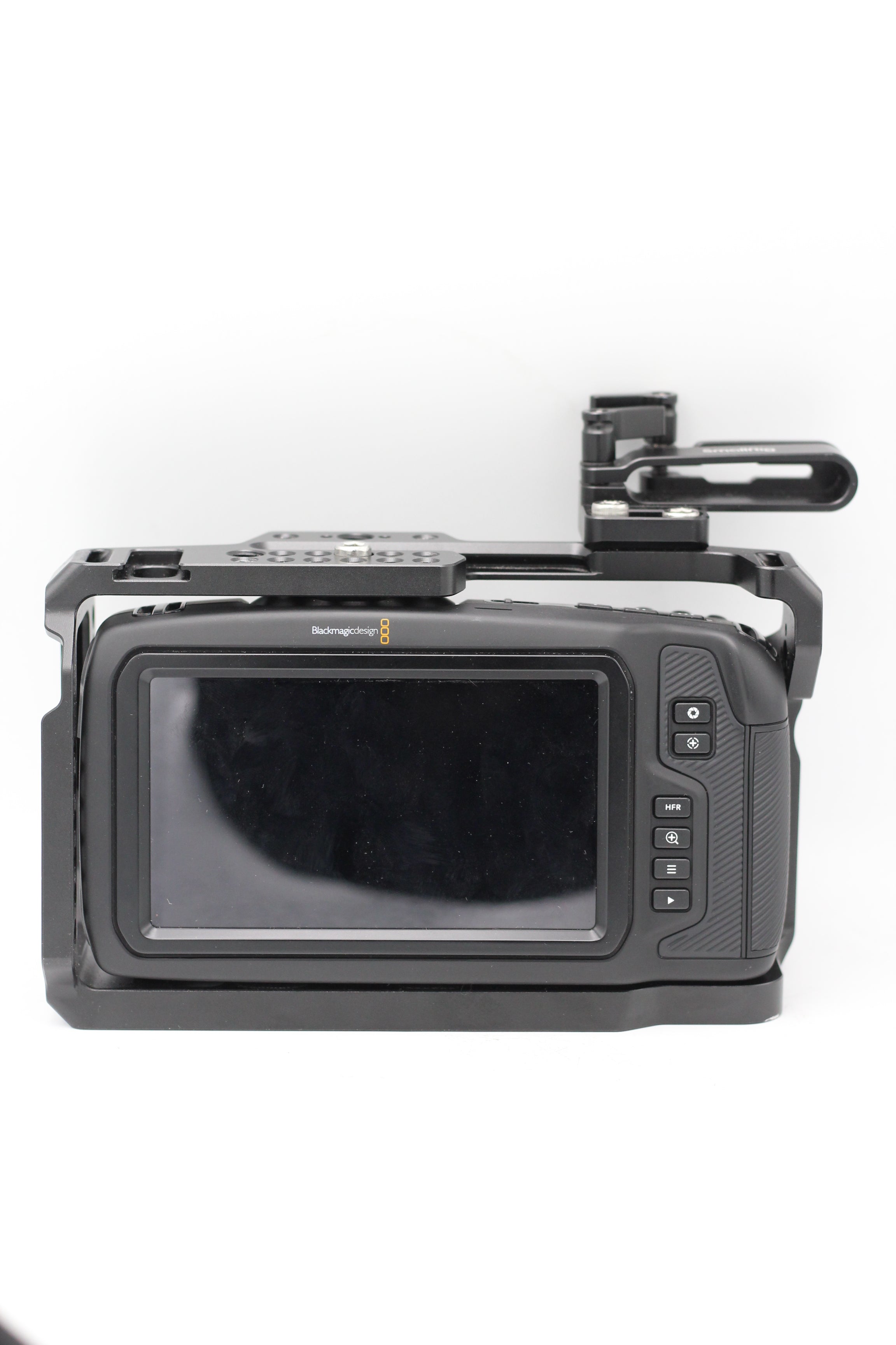 Used Blackmagic Pocket Camera 4K & SmallRig Full Cage with Samsung T5 SSD Mount for Blackmagic - Used Very Good