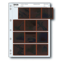 Print File 120 Size Archival Storage Pages for Negatives | 4-Strips of 3-Frames (Binder Only) - 100 Pack