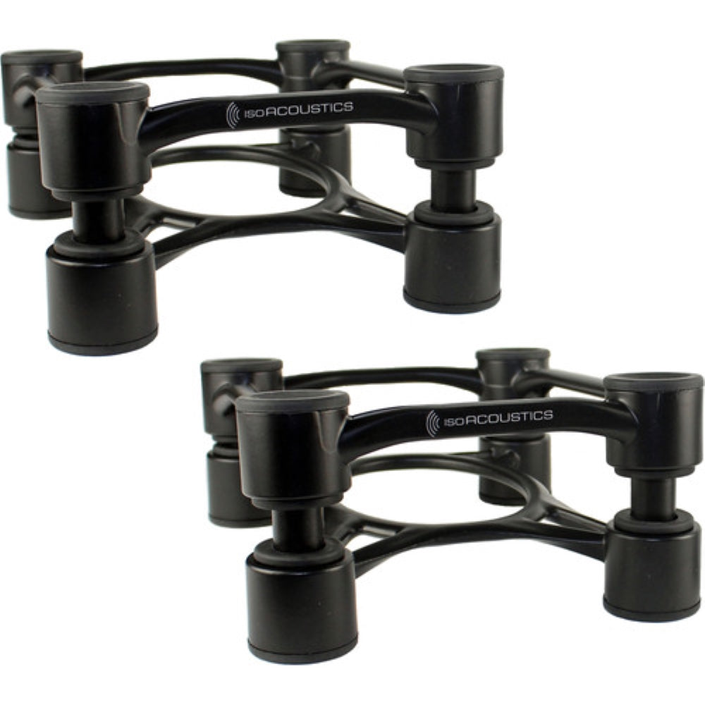 IsoAcoustics Aperta 200 Aluminum Acoustic Isolation Speaker Stand | Pair, Black