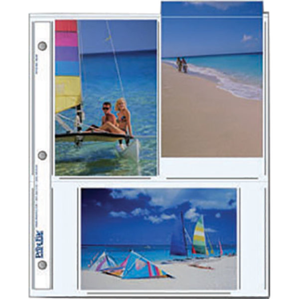 Print File Archival Storage Pages for Prints | 4 x 6", 6 Pockets - 25 Pack