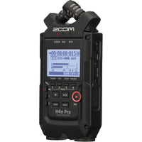 Zoom H4n Pro 4-Channel Portable Recorder (Black) w/ 32GB SD Card, Headphones & Lavalier Microphone