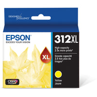 Epson T312XL Yellow Claria Photo HD Ink Cartridge with Sensormatic