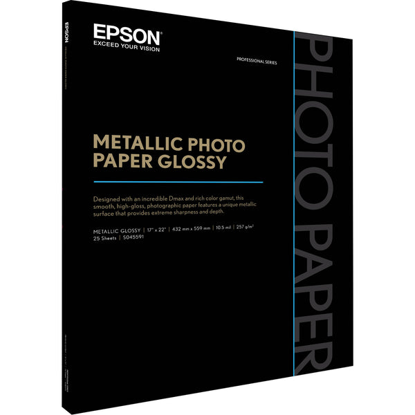 Epson Metallic Photo Paper Glossy | 17 x 22", 25 Sheets