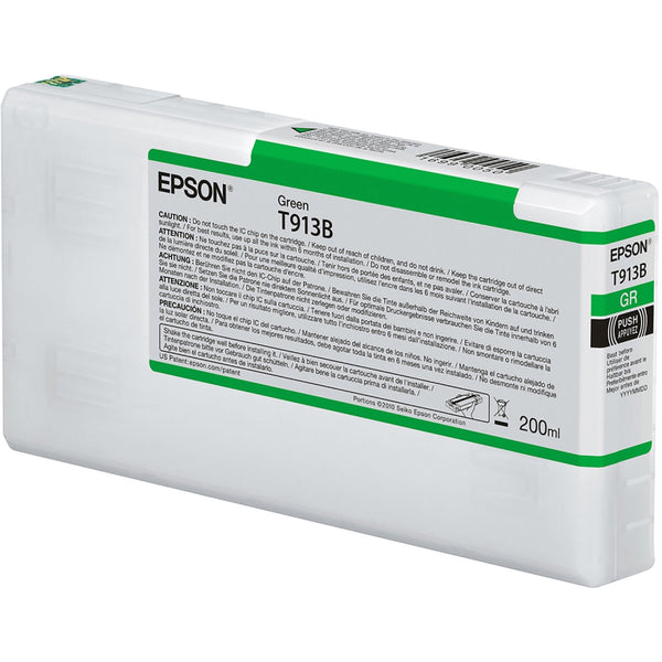 Epson T913B UltraChrome HDX Green Ink Cartridge | 200 mL