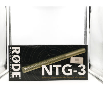 Rode NTG3 Condenser Shotgun Microphone | Nickel **USED VERY GOOD**