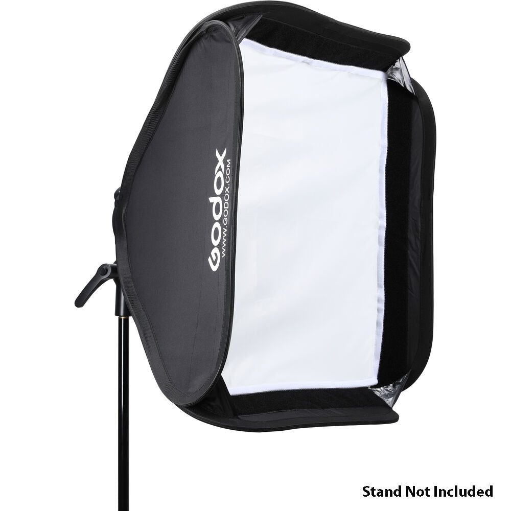 Godox S2 Speedlite Bracket with Softbox & Carrying Bag Kit | 23.6 x 23.6"