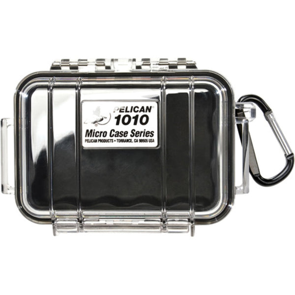 Pelican 1010 Micro Case | Clear Black with Colored Lining | K&M Camera