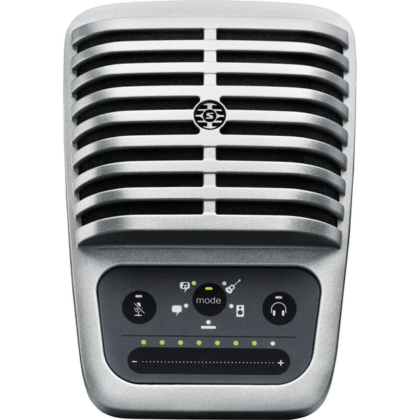 Shure MOTIV MV51 Large-Diaphragm Cardioid USB Microphone for Computers and iOS Devices | New Packaging, Silver