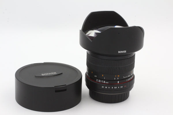 Used Bower 14mm f/2.8 EF Mount - Used Very Good