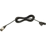 Audio-Technica MT830cW Omnidirectional Lavalier Microphone for Wireless | Black, Hirose 4-Pin Connector