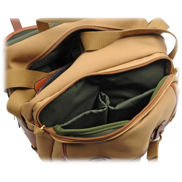 Billingham 225 Camera Bag | Khaki with Tan Leather Trim