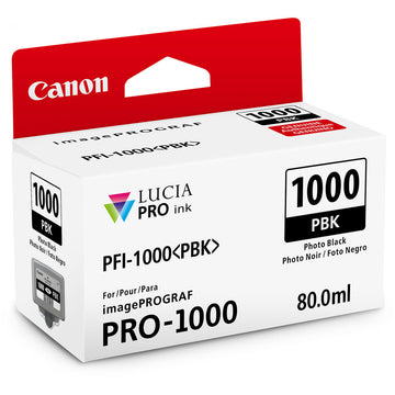 Canon PFI-1000 PBK LUCIA PRO Photo Black Ink Tank | 80ml