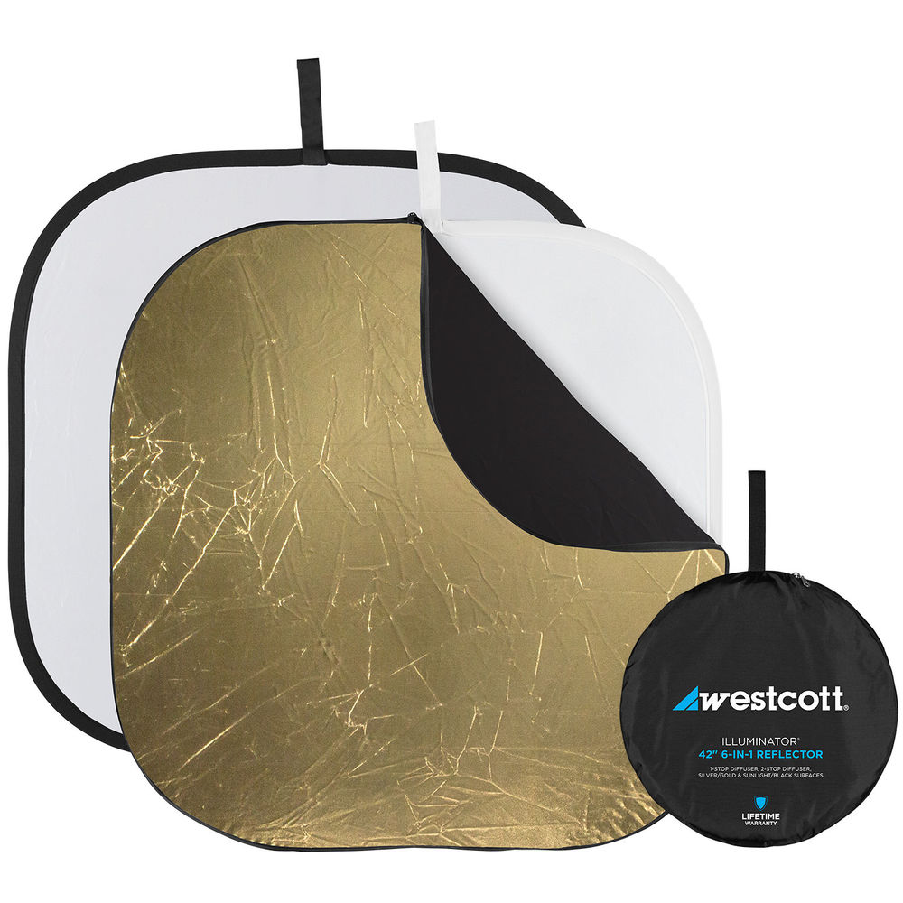 Westcott Illuminator 6-in-1 42" Reflector Kit