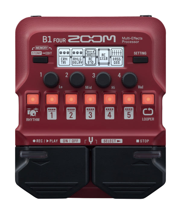 Zoom B1 FOUR Guitar Multi-Effects Processor
