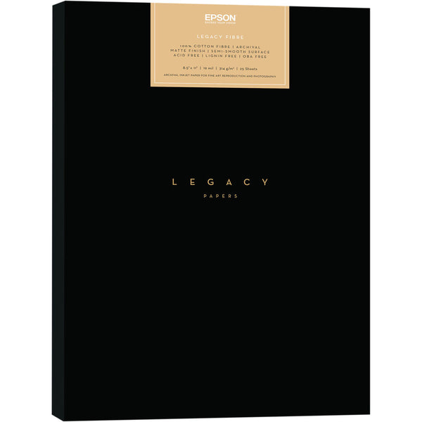 Epson Legacy Fibre Paper | 8.5 x 11", 25 Sheets