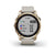 Garmin fenix 7S Sapphire Solar GPS Watch | Cream Gold Titanium with Light Sand Band