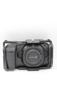 Used Blackmagic Pocket Camera 4k & SmallRig Full Cage for Blackmagic - Used Very Good