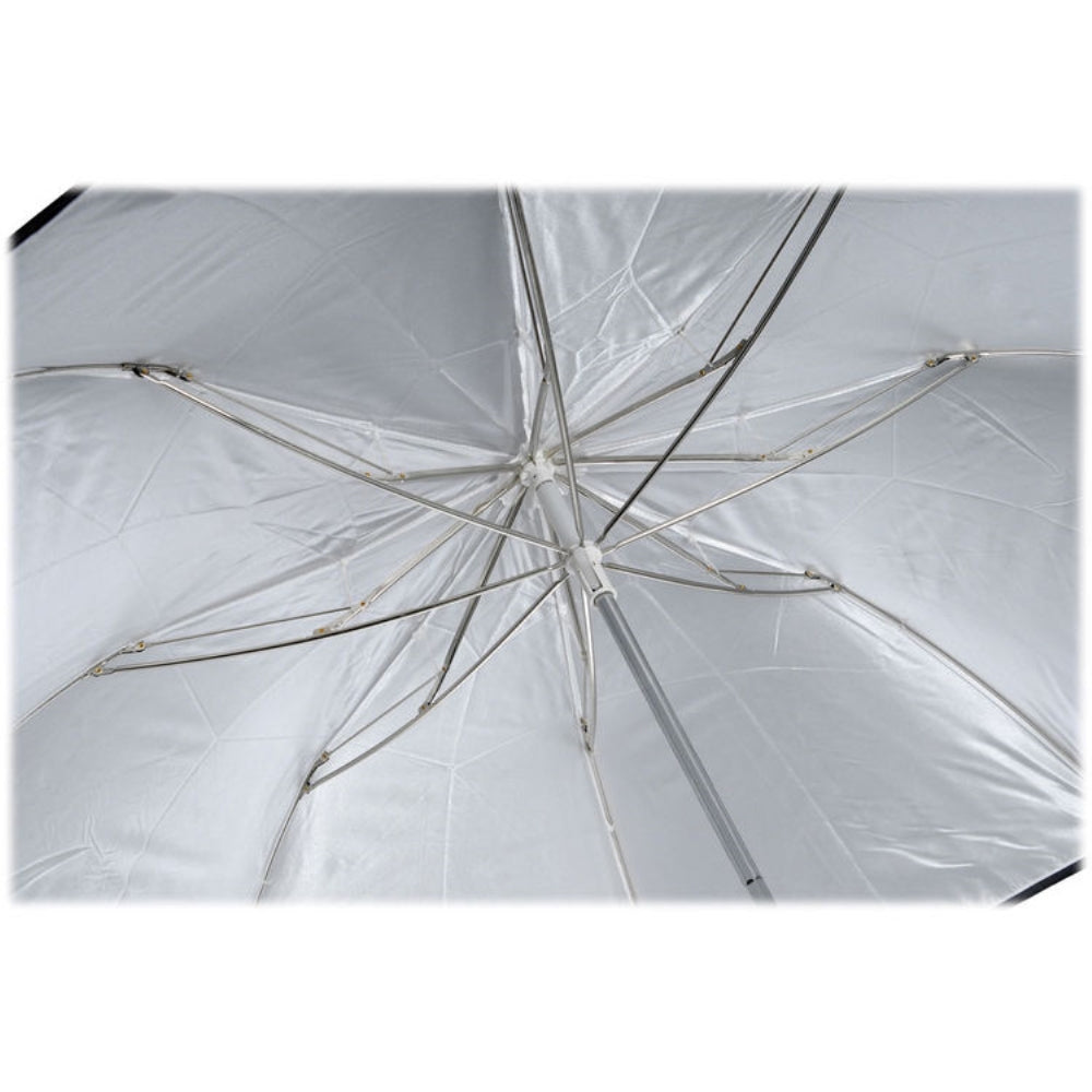 Westcott White Satin Umbrella with Removable Black Cover | 45"