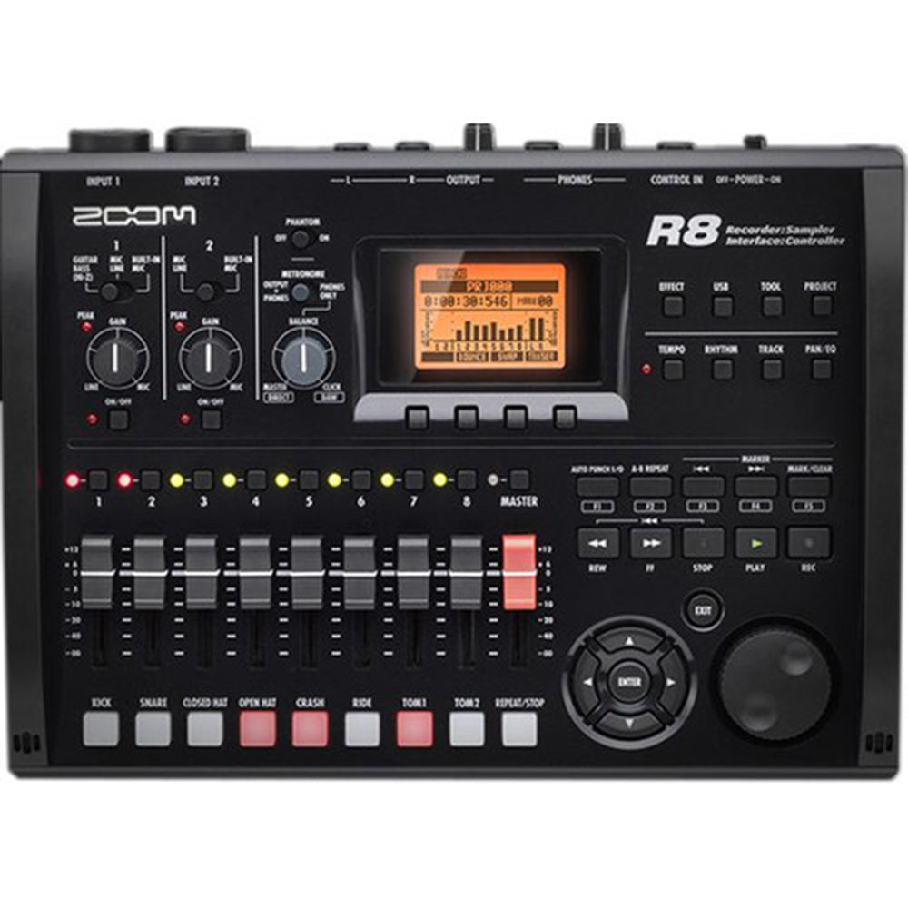 Zoom R8 Multi-Track Recorder, Interface, Controller, & Sampler