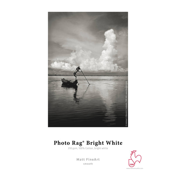 Hahnemuhle Photo Rag Bright White Paper 310gsm | 8.5" x 11", 25 Sheets