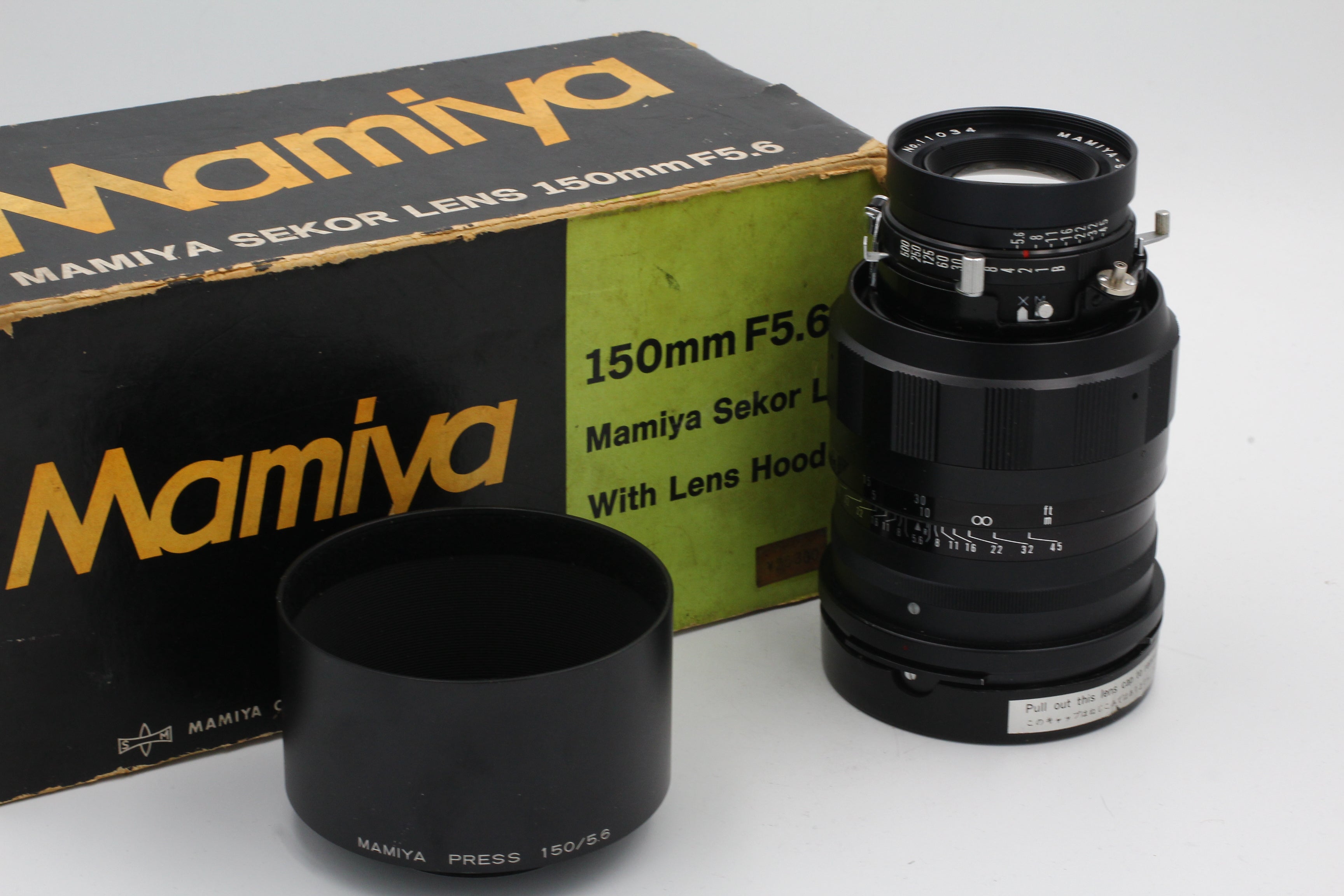 Used Mamiya 150mm f5.6 for Universal/Press Used Very Good