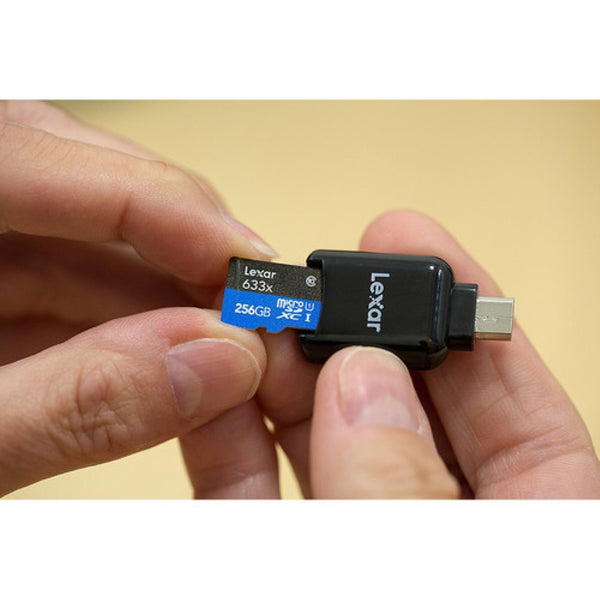 Lexar microSDXC 633x UHS-I 256GB with SD Adapter