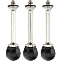 3 Legged Thing Vanz Universal Combination Ball & Spike Footwear for Legends Tripods | Set of 3