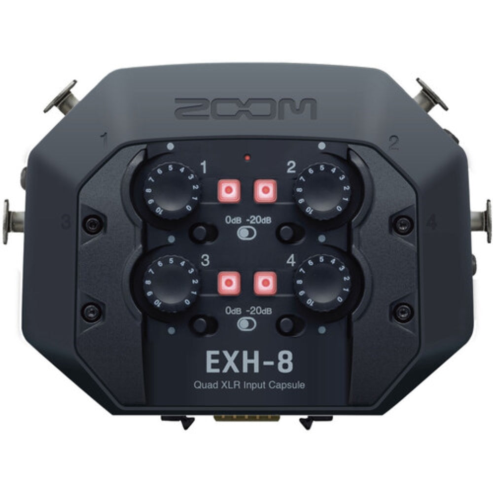 Zoom EXH-8 Quad XLR Input Capsule for H8 Recorder