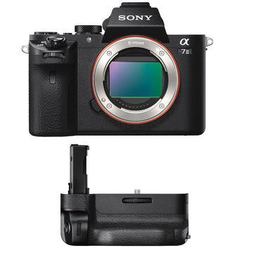 Sony Alpha a7 II Mirrorless Digital Camera (Body Only) with Sony VG-C2EM Vertical Grip Bundle