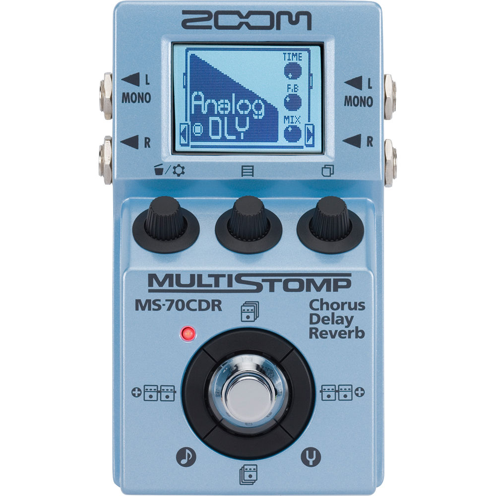 Zoom MS-70CDR MultiStomp Chorus/Delay/Reverb Pedal