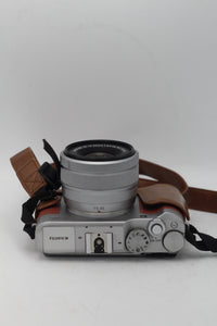 Used Fuji XA-5 with Fujinon f/3.5 15-45mm Lens and Leather Case - Used Very Good