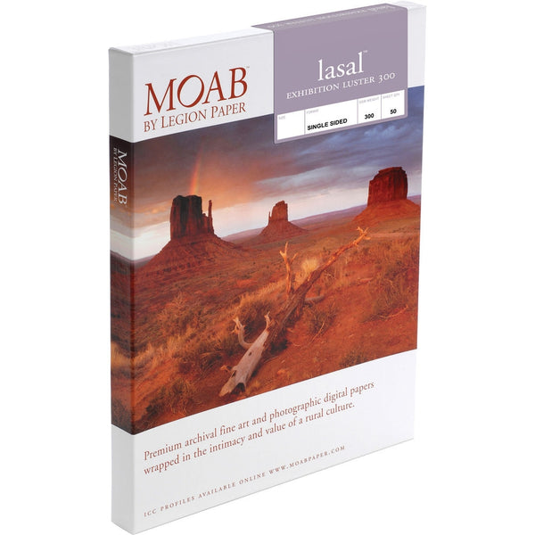 Moab Lasal Exhibition Luster 300 Paper | 13 x 19", 50 Sheets