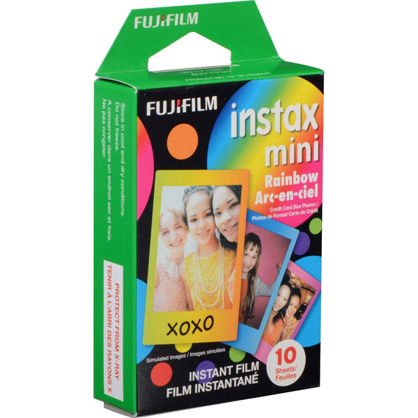 Fujifilm Instax Mini Rainbow Instant Film | 10 Exposures